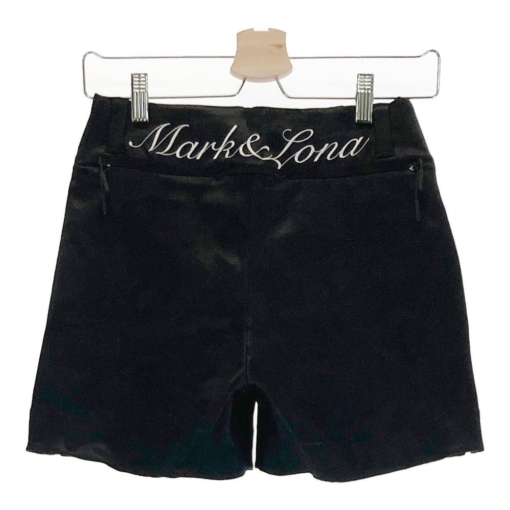 サイズ 36 MARK-LONA マークアンドロナ モデル ストレッチ ショートパンツ カモフラ スカル 総柄 ブラック系 240101280026 ゴルフウェア レディース ストスト