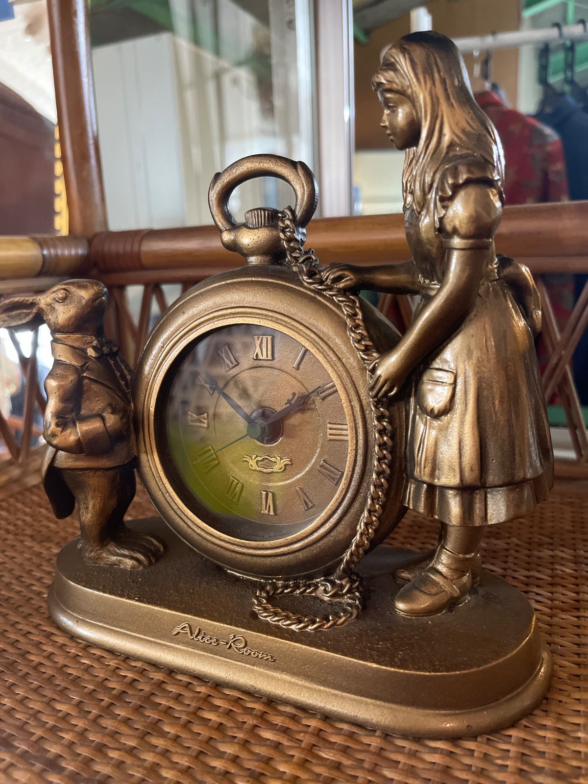 不思議の国のアリス 置き時計 不思議の国のアリス☆アンティーク懐中