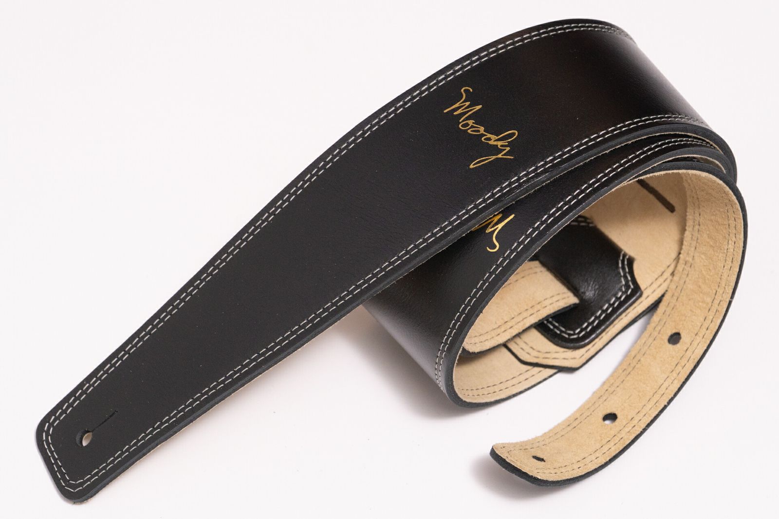 new Moody Straps | 2.5 Inch Black|Cream Suede Standard Tail GIB横浜