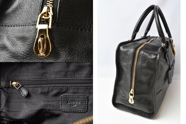 LOEWE ロエベ　アマソナ36 メタリック　ハンドバッグ ロエベ ハンドバッグ LOEWE アマソナ36/AMAZONA 36 メタリックブラック