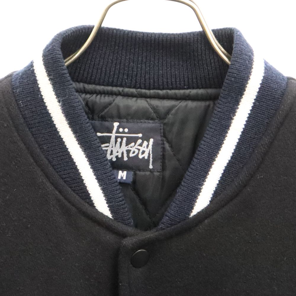 asap rocky 着用 OLD STUSSY Big4 スタジャン ブラック OLD STUSSY