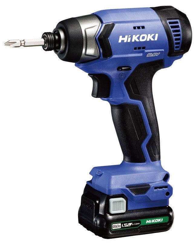 HiKOKI ハイコーキ 10.8V コードレスインパクトドライバ 最大トルク 110N m バッテリー2個 充電器 ケース付 FWH12DAL 2ES リプロス DIY 電動工具 穴あけ 締付