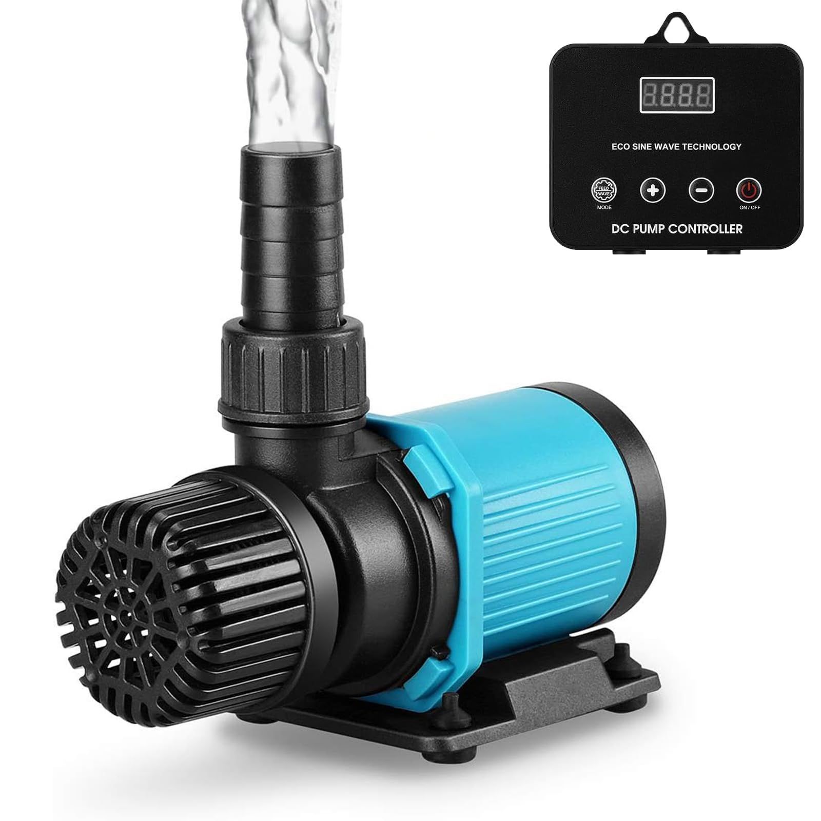 商品 水耕栽培 水族館 水流ポンプ 最大揚程3m 最大吐出量2000L H 小型給水ポンプ 水陸両用 水流作り ウェーブポンプ ウォーターポンプ 20段階流量調整 DCポンプ エルエンスタジオ 小型 水中ポンプ