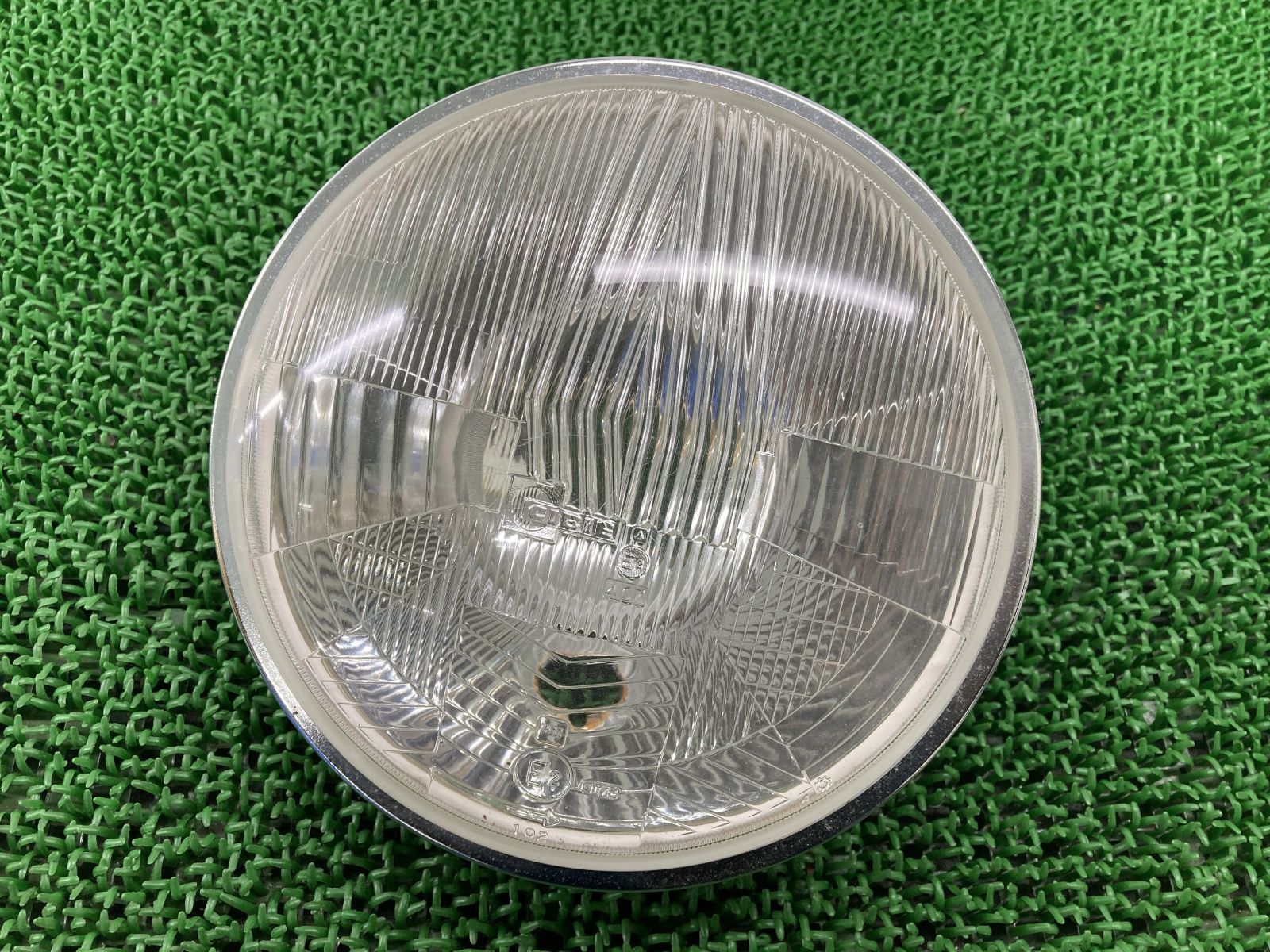 CIBIE製 ヘッドライト 407 社外 中古 バイク 部品 シビエ 180mm 180φ