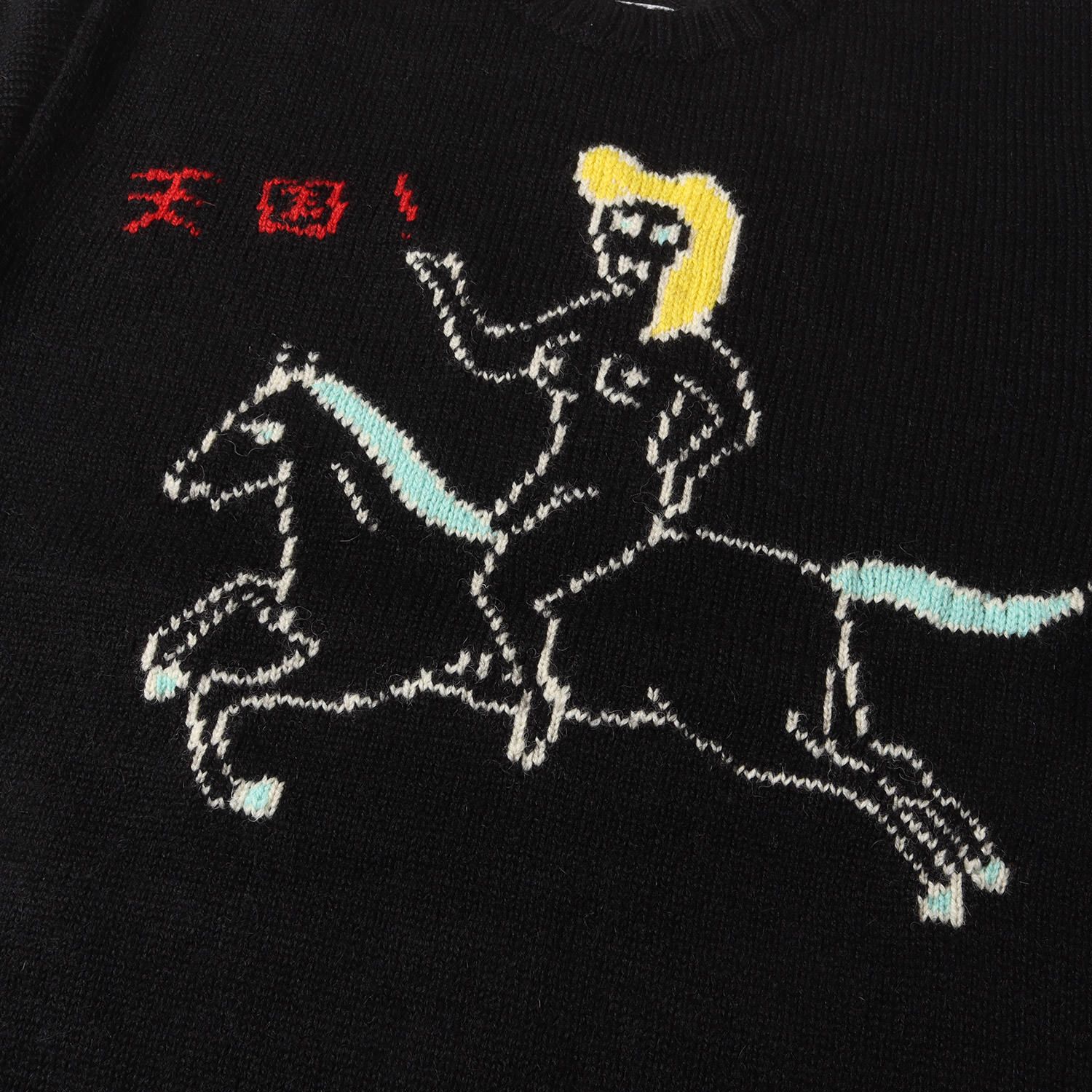 新品 WACKO MARIA ワコマリア ニット サイズ:L 23AW 世界平和