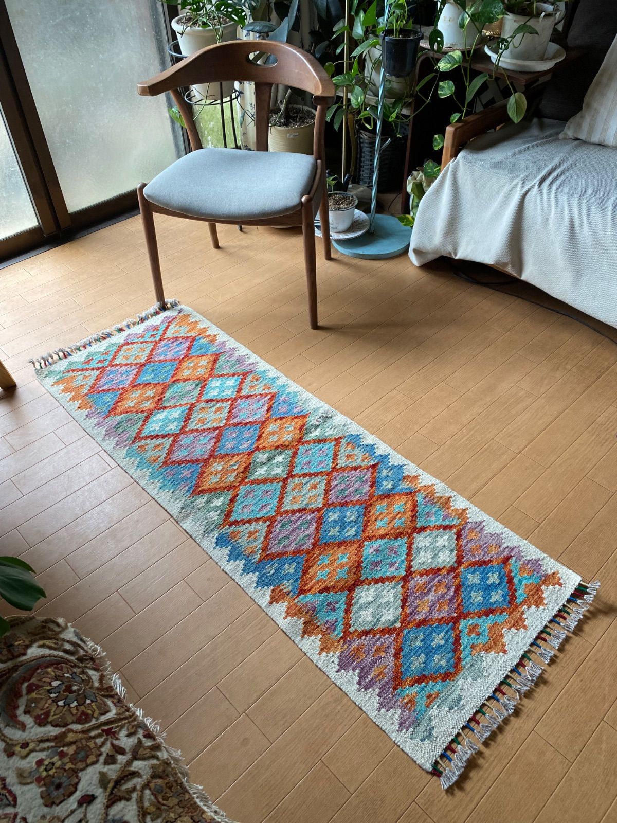 センスの良い素敵なキリム選びました お部屋の模様替えに