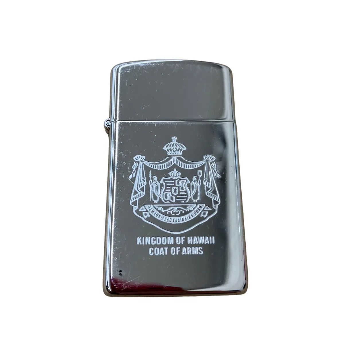 zippo ハワイ 希少刻印 1985年製 KINGDOM OF HAWAII COAT OF ARMS 