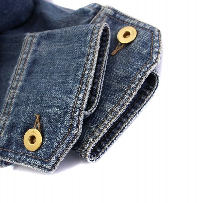 グッチ GUCCI デニムジャケット ジージャン Gジャン ロゴボタン 38 S