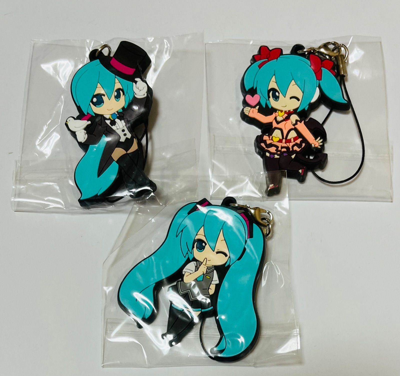 初音ミクフィギュア、ラバーストラップ