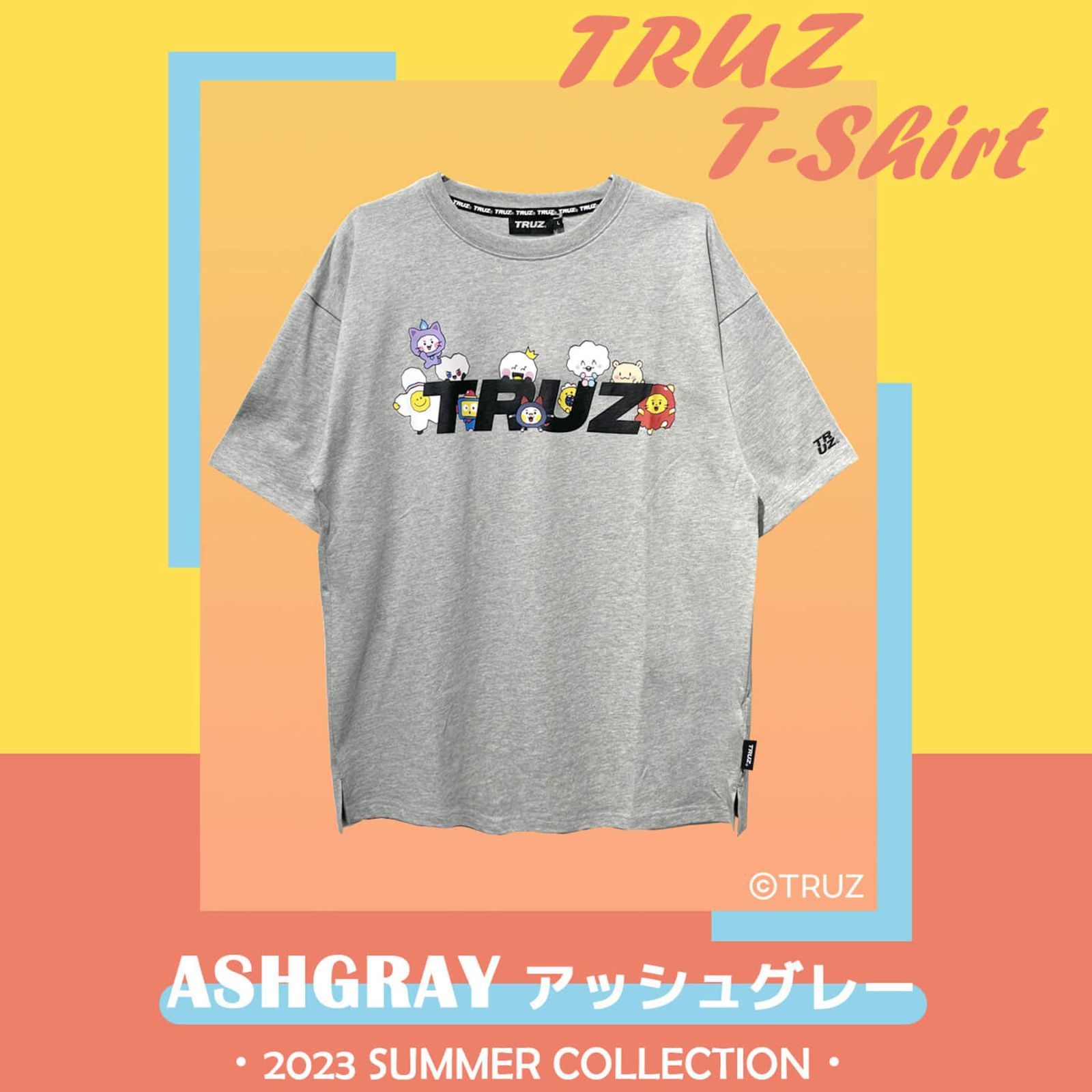 アクロス] Tシャツ TRUZ トゥルズ キャラクター 半袖 レディース プリント 綿100% 無地 夏服 - メルカリ