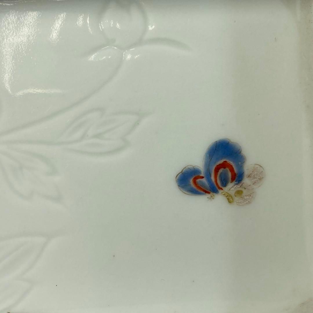 平戸焼 花蝶図角皿15枚 横幅約14.2㎝ 東Y6-0124☆2F - メルカリ