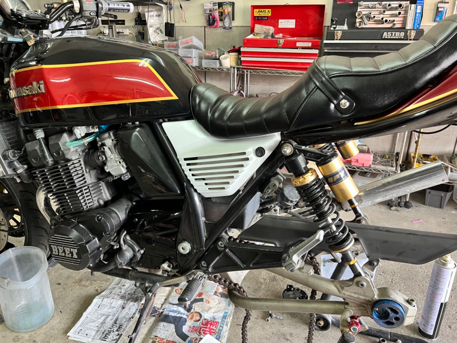 ◇GSX400　インパルス　アルフィンタイプ　サイドカバー　FRP製　高強度◇パーツ