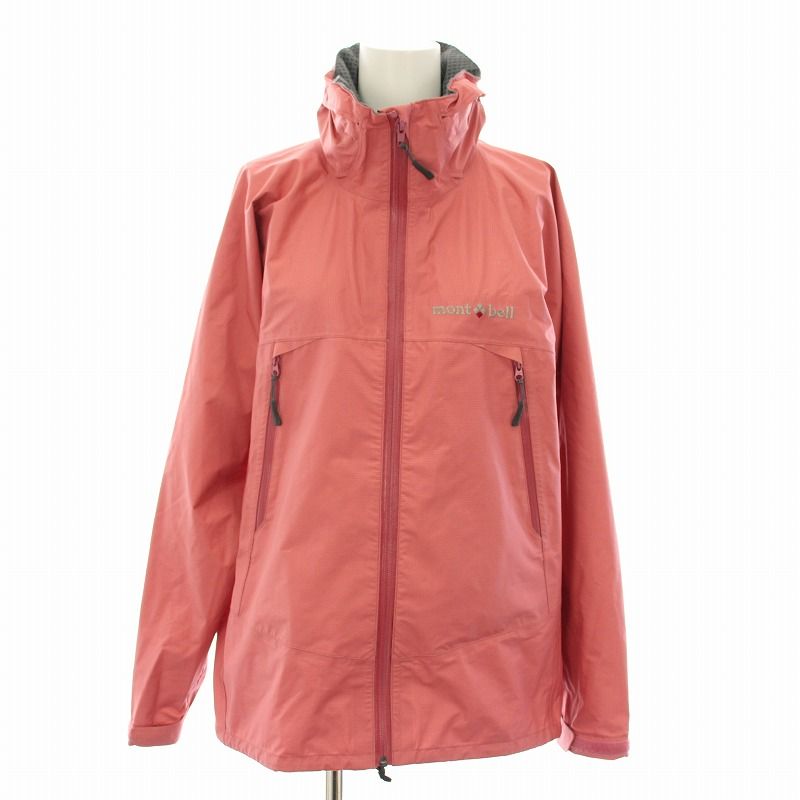 中古】モンベル レインダンサー ジャケット S レッド 1128263