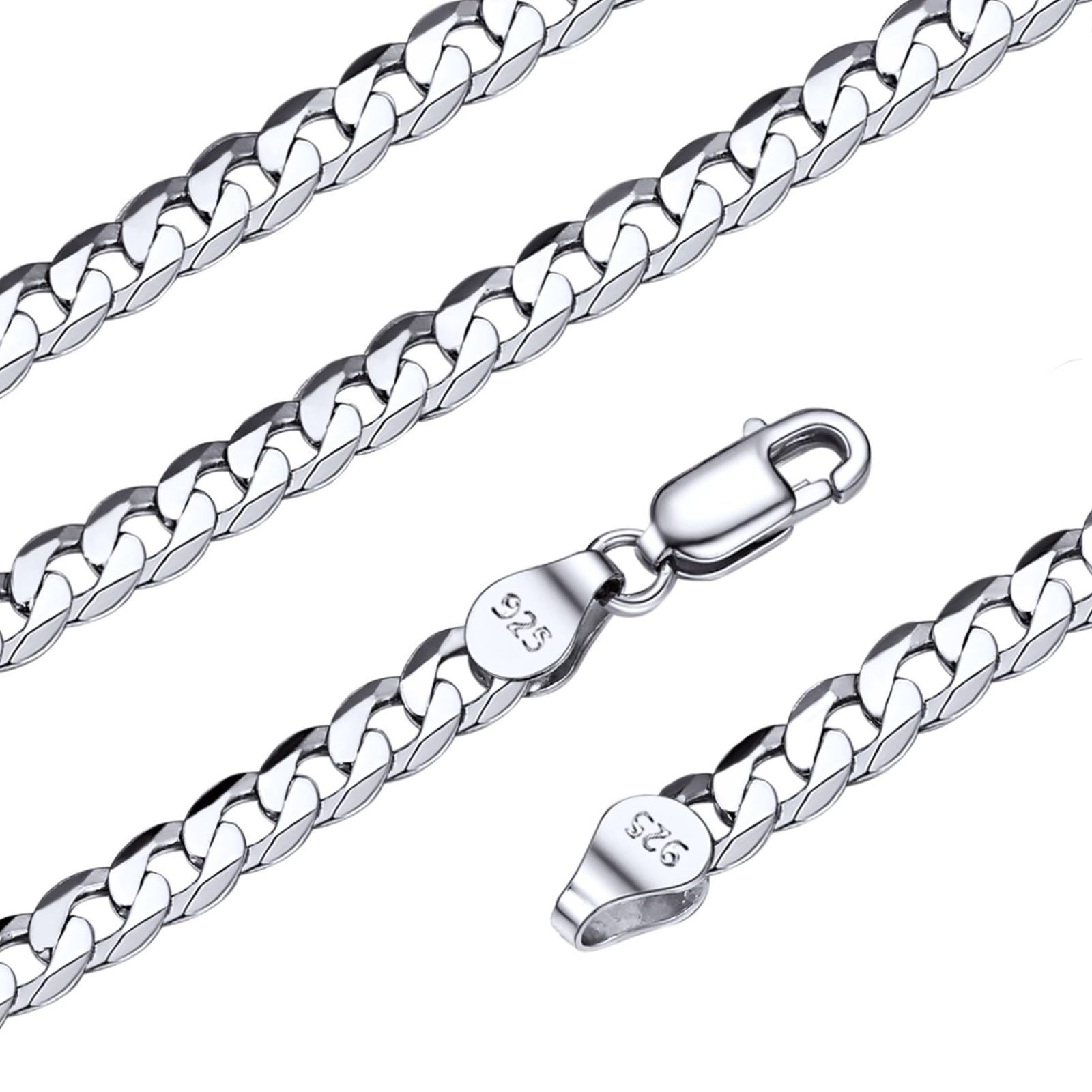 アクセサリー 幅5mm 45cm チェーンネックレス レディース 金属アレルギー 人気 メンズ ネックレス 喜平 シルバー925 Silvora