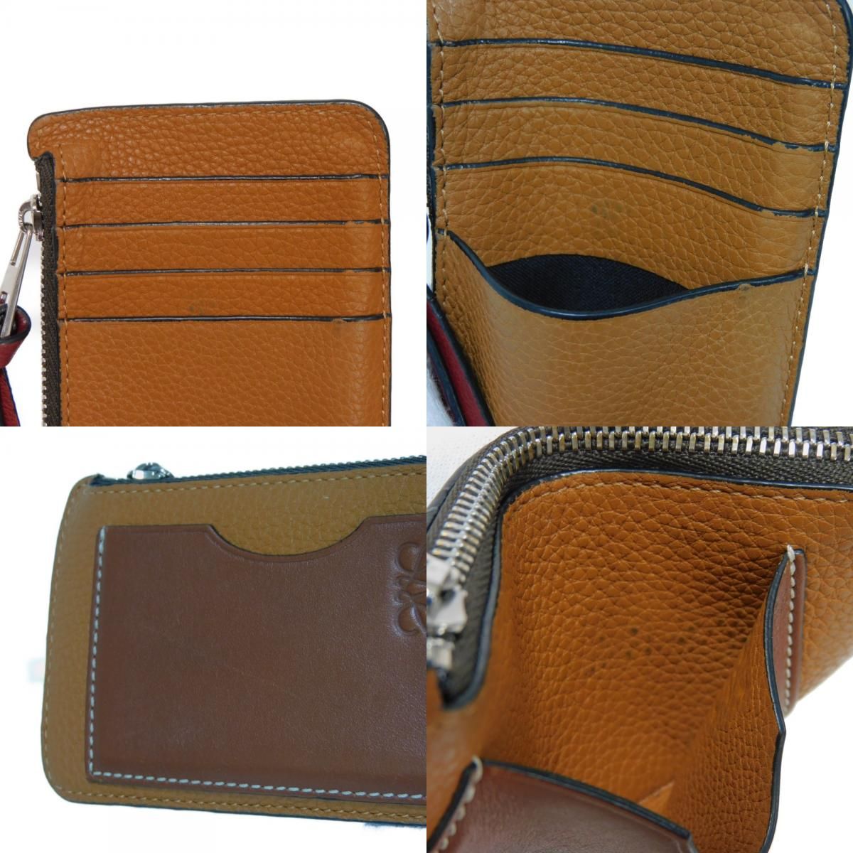 LOEWE ロエベ コイン カードホルダー L字ファスナー フラグメント 