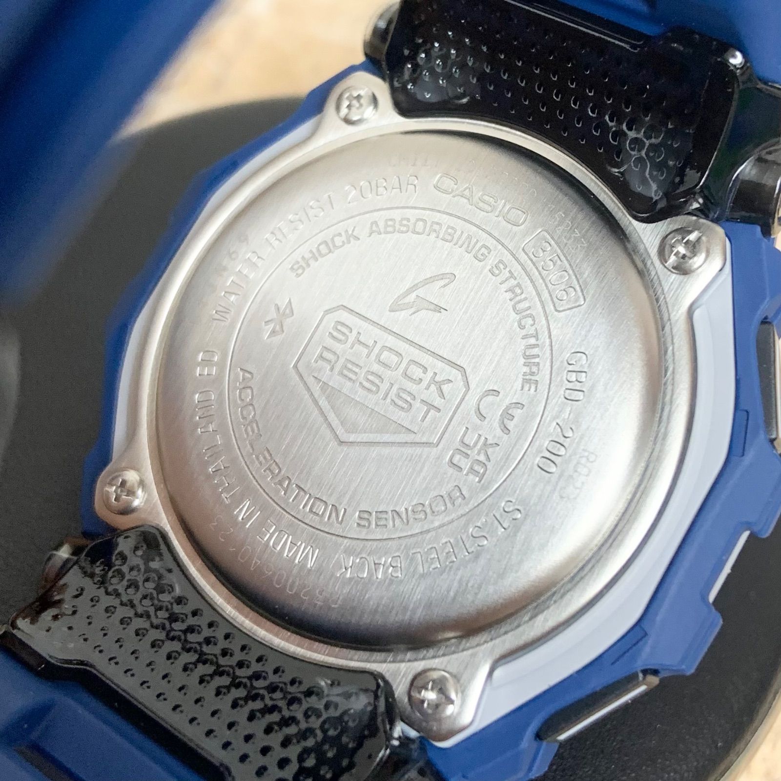 未使用】G-SHOCK G-SQUAD CBD-200-2 Bluetooth CASIO 付属品有り 