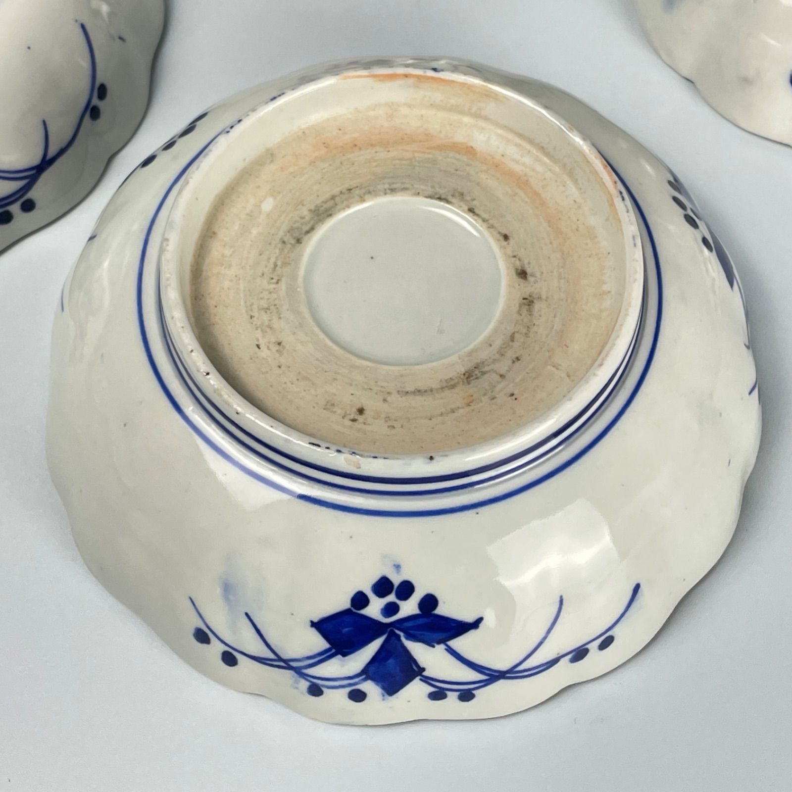 290 錦手 獅子 古伊万里 伊万里焼 骨董 アンティーク 膾皿 5枚セット