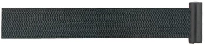 テラモト ベルトパーテーションスタンドUN ステン ベルト黒 1台