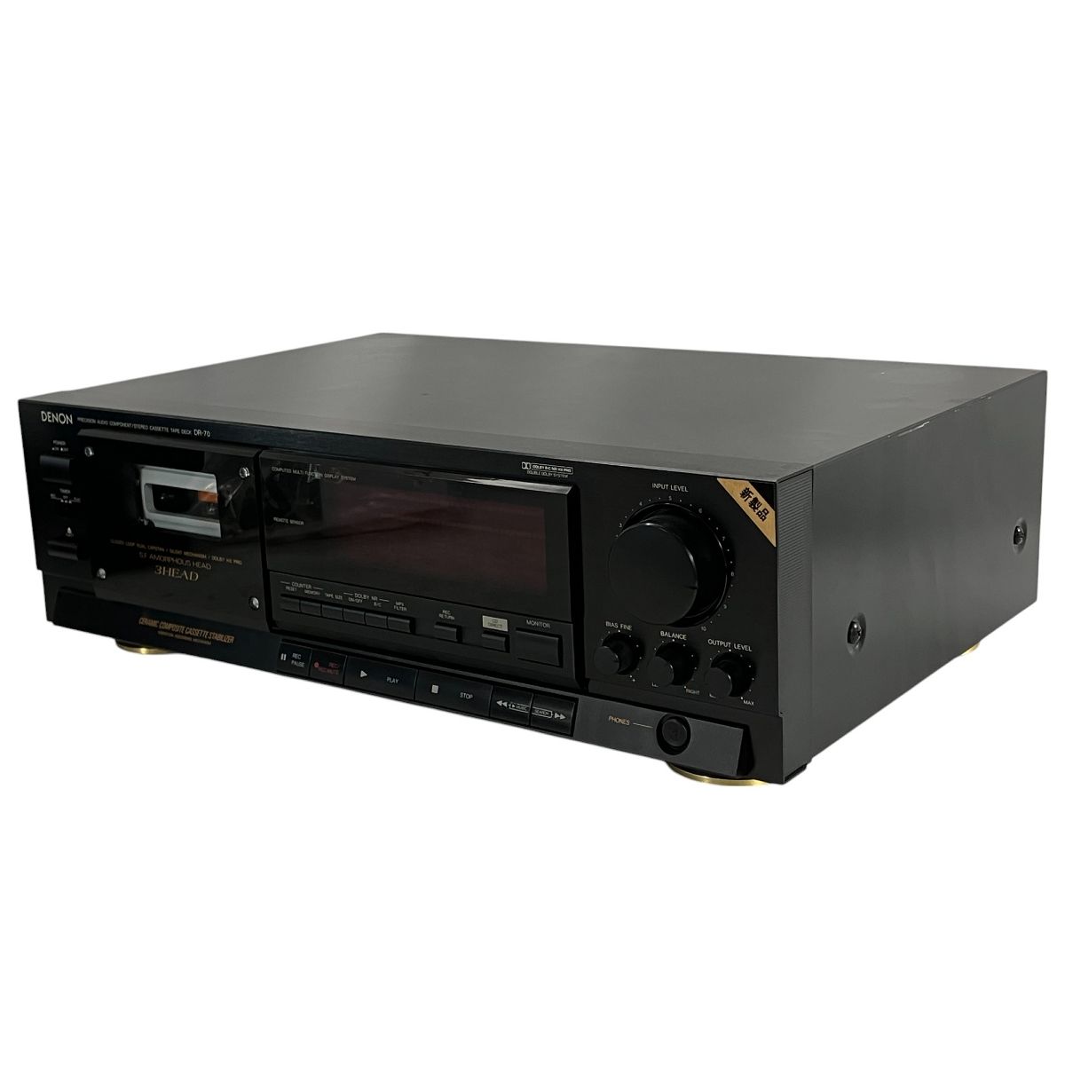 DENON デノン DR-70 カセットデッキ テープ 音響機材 オーディオ W9769505