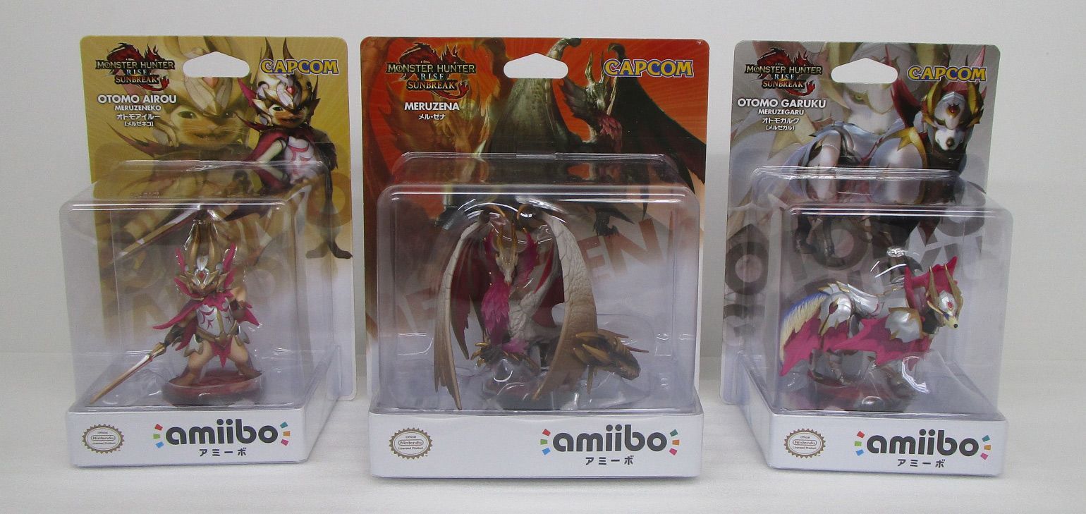 新品未開封】 モンスターハンターライズ アミーボ 3点セット 新品未