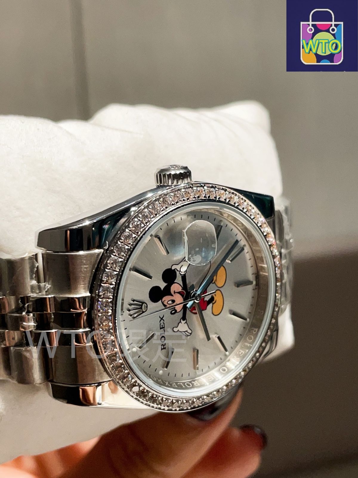 今日特価】ROLEX Mickey Mouse Quartz Watch ロレックス