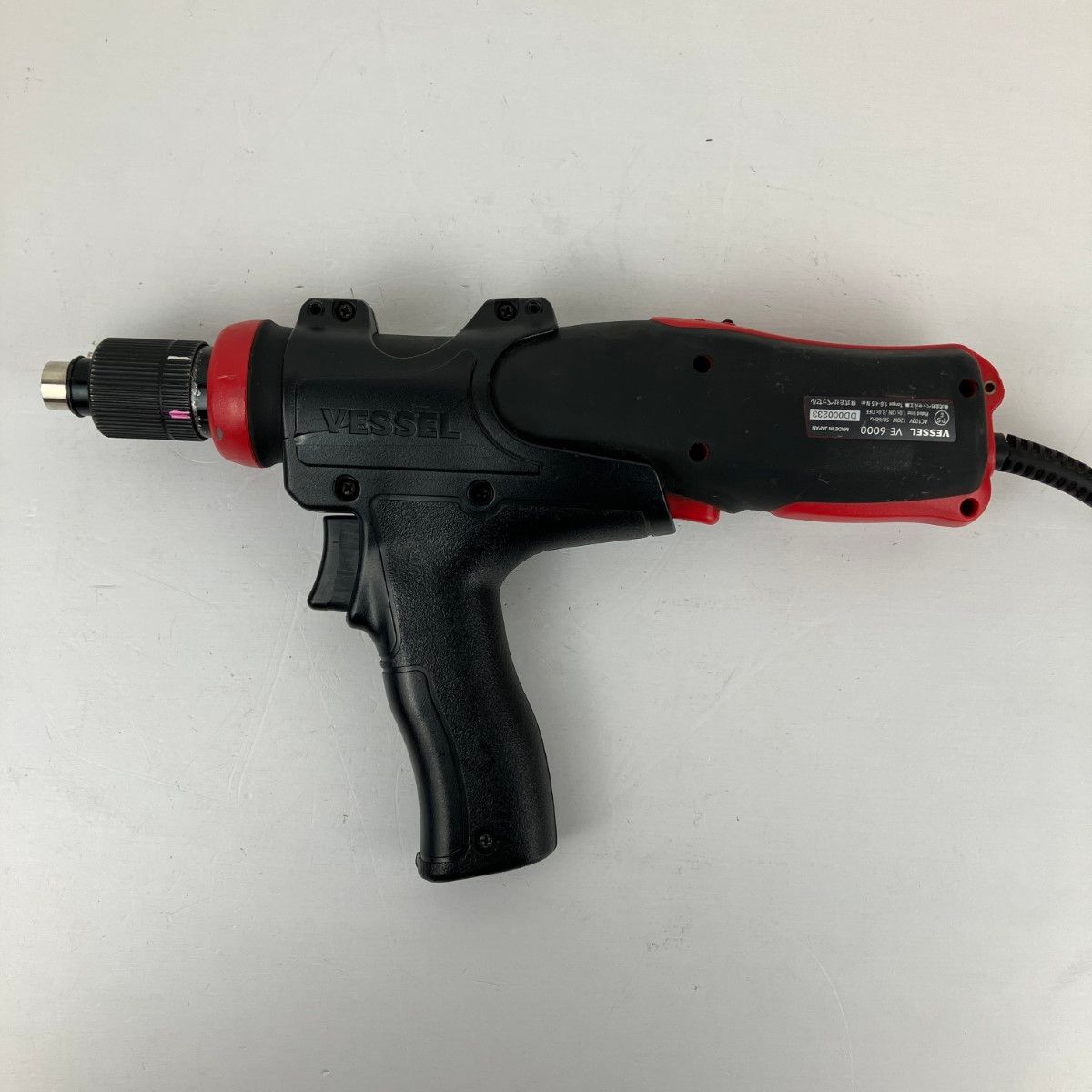 ЗЗVESSEL ベッセル 100v 電動ドライバー 別売りグリップ(VPG-L)付き VE