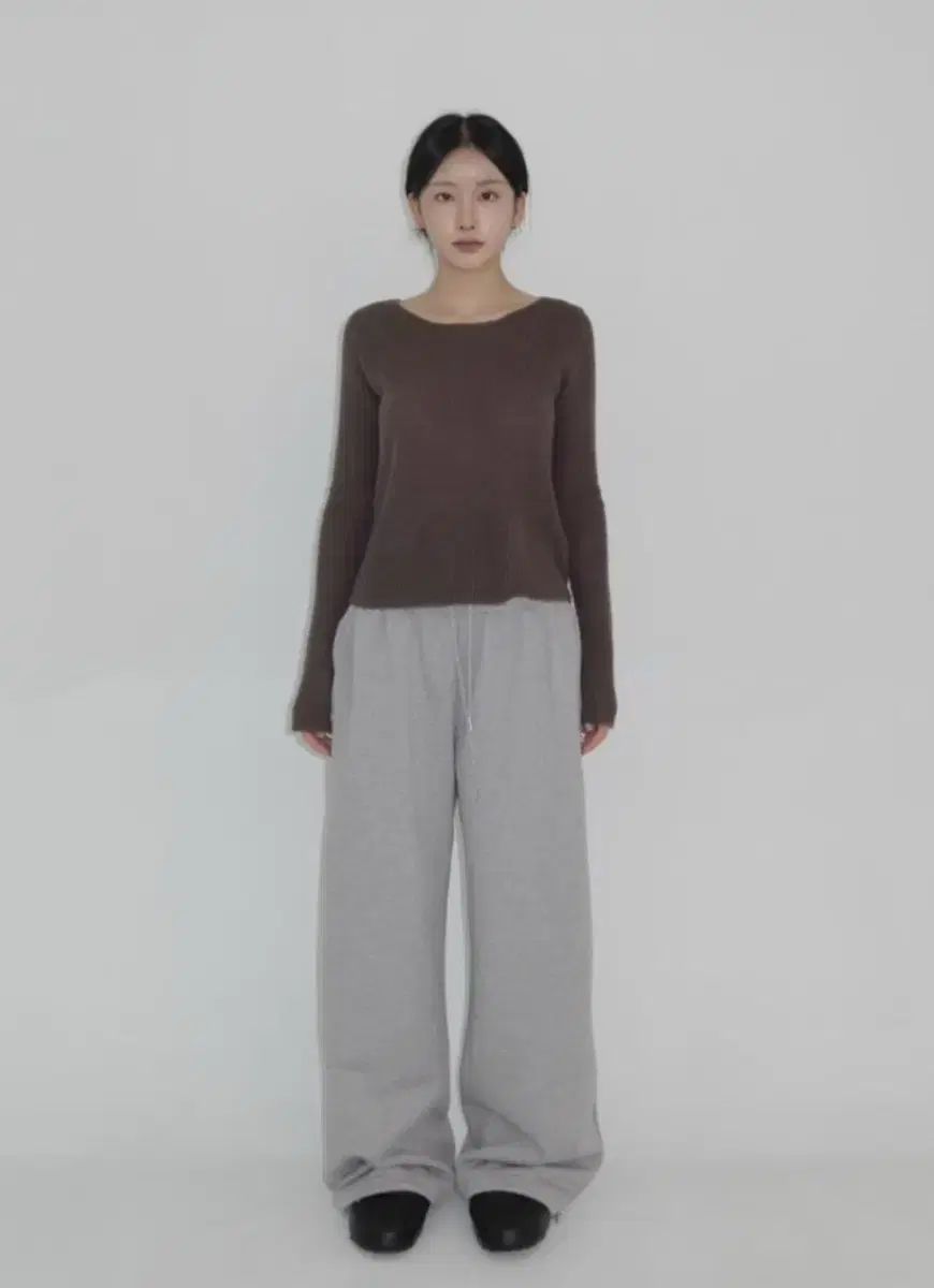 Yue U トレーニング パンツ グレー <ブラッシュ加工 バージョン>