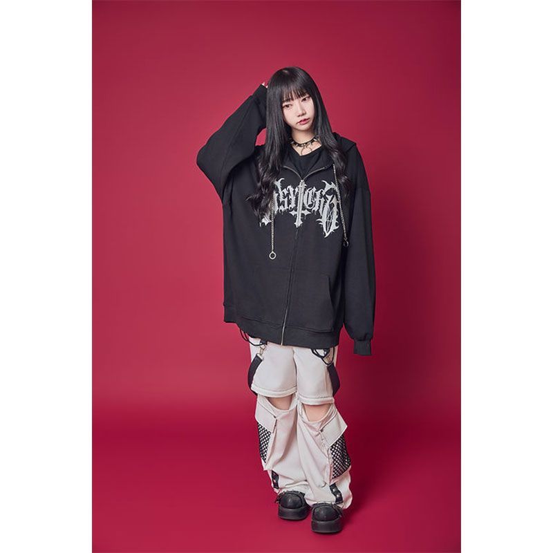 PSYCHO NATION サイコネーション ウィングクロス ZIPパーカー