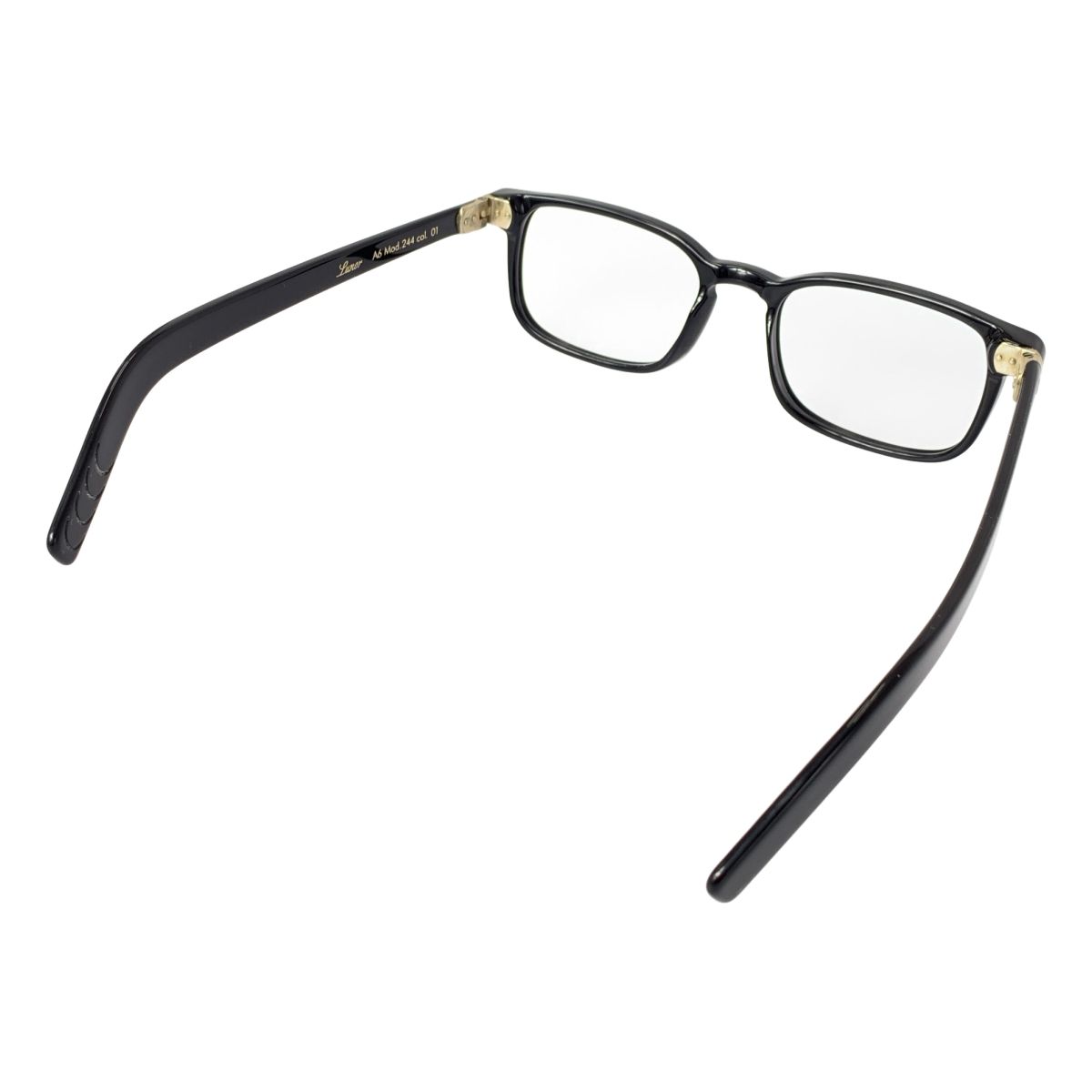 Lunor | ルノア | A6 Mod244 ウェリントン セルフレーム メガネ | 58□18-145 | ブラック