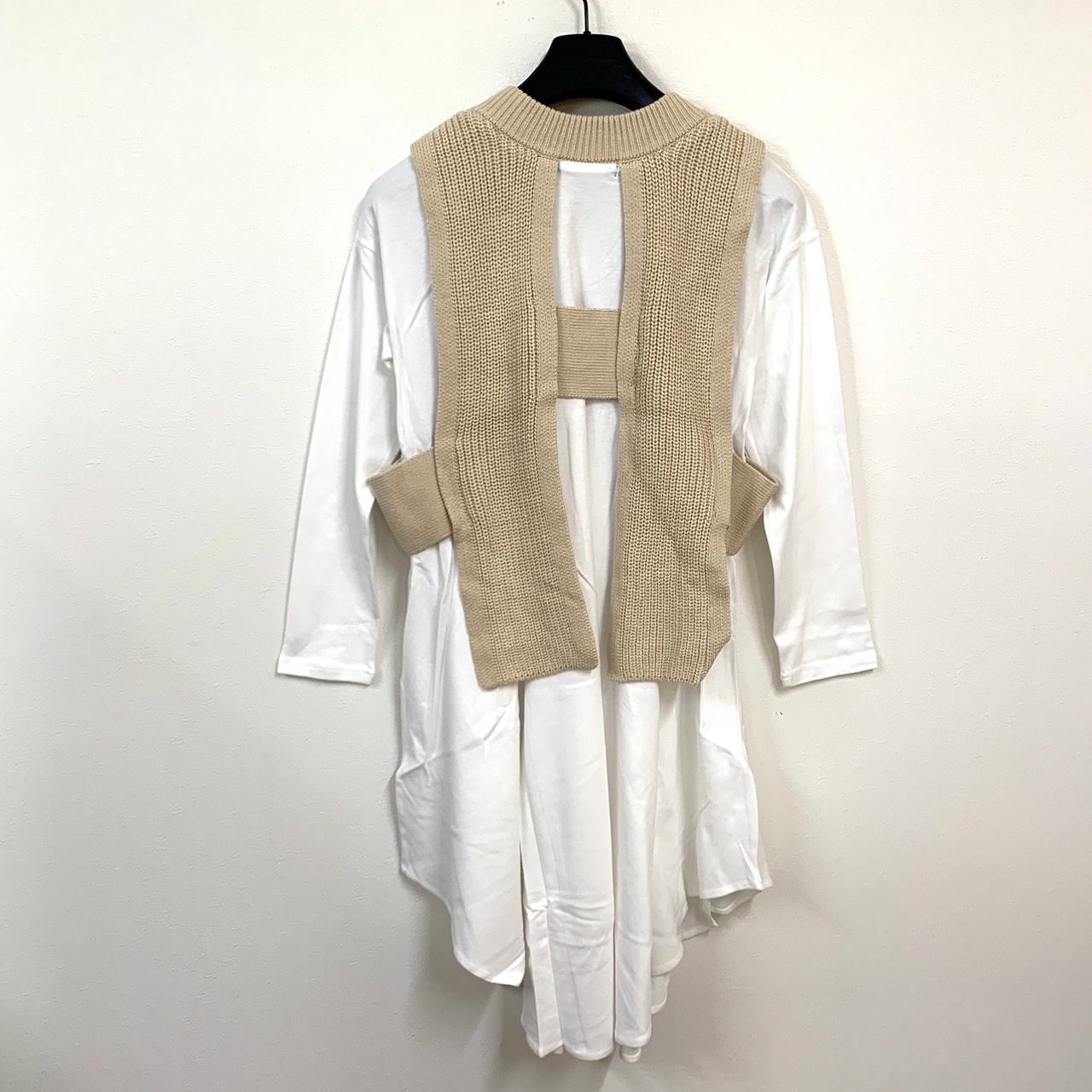 SCOT CLUB】スコットクラブ/ニットベストドッキングワンピース/9号/未  