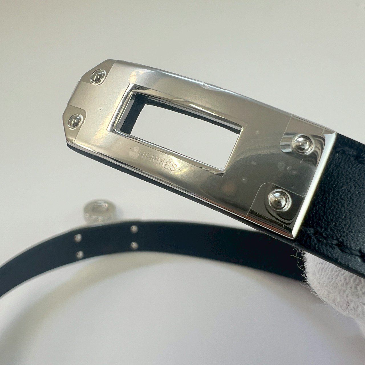新品未使用 HERMES エルメス Kelly double bracelet レザー