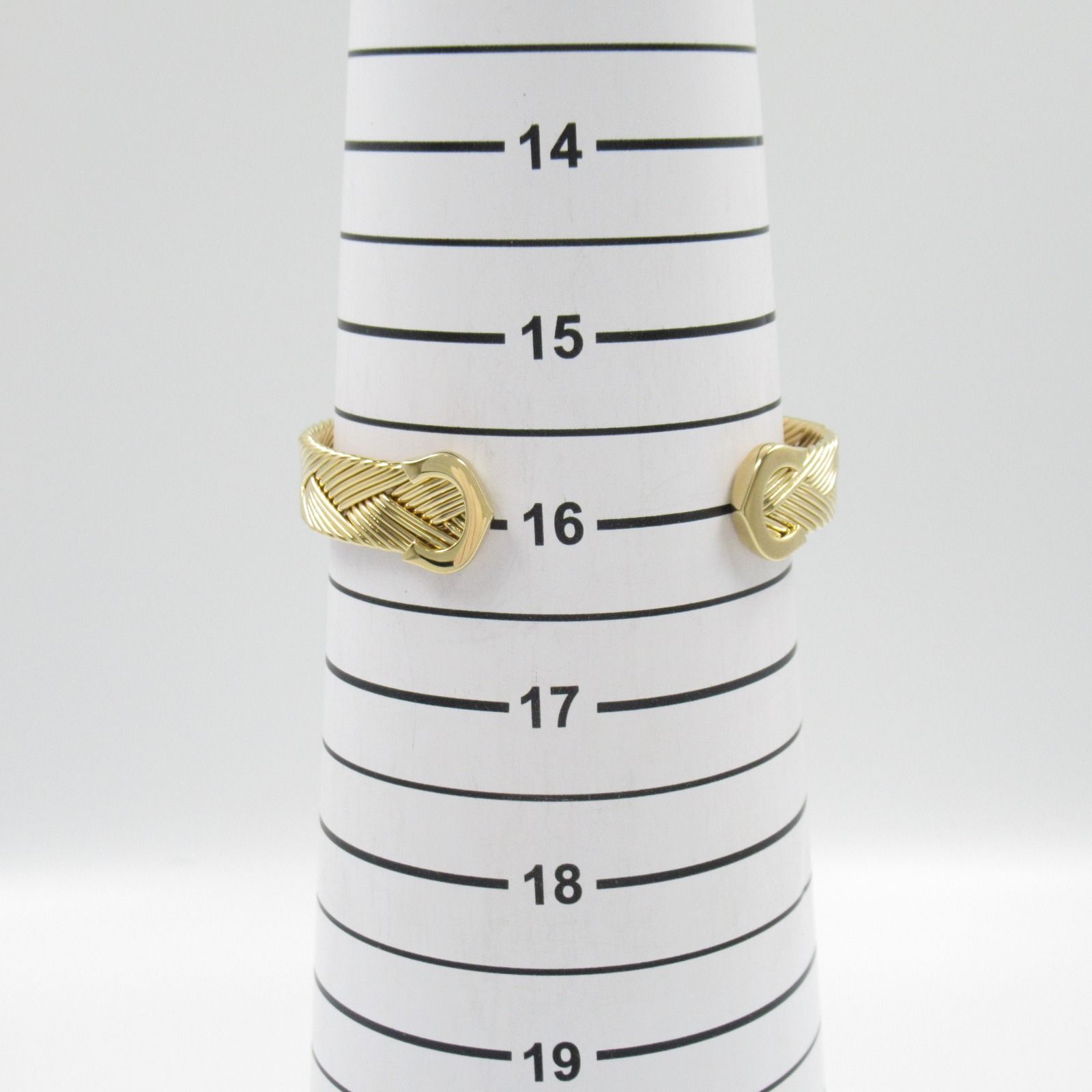カルティエ CARTIER バングル 2Cバングル 腕回16㎝ K18（イエロー 