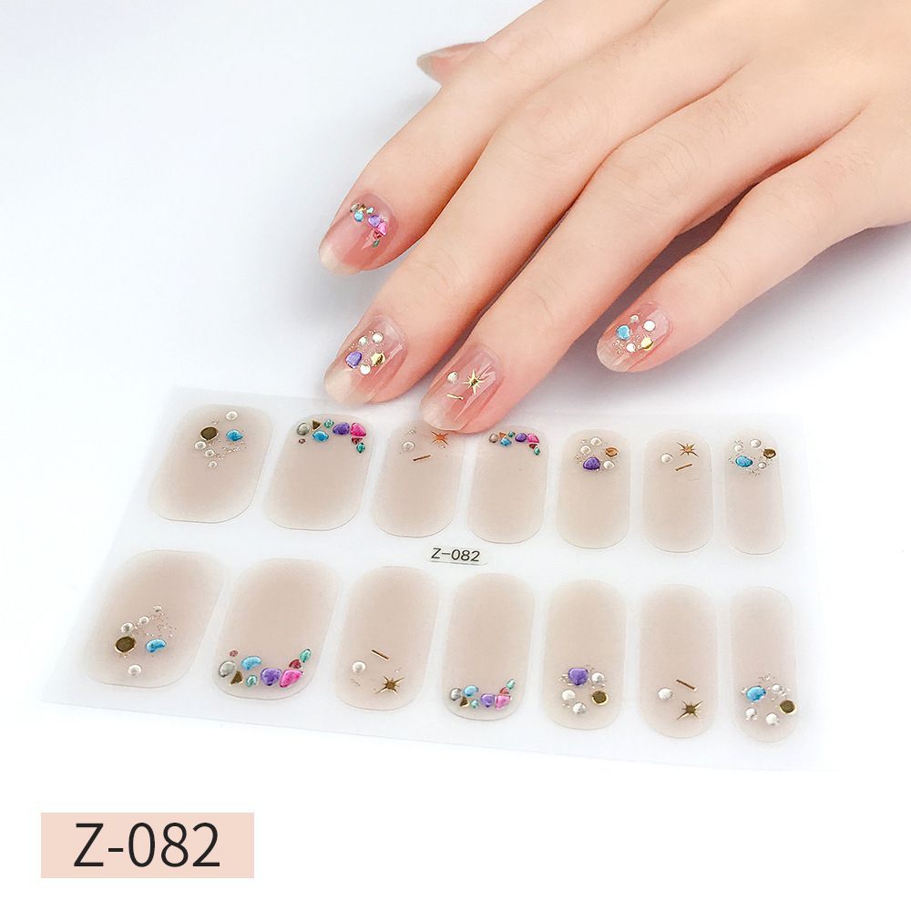 Z082 ネイルシール 貼るだけ ジェルネイル 3D 時短簡単お手軽 セルフ