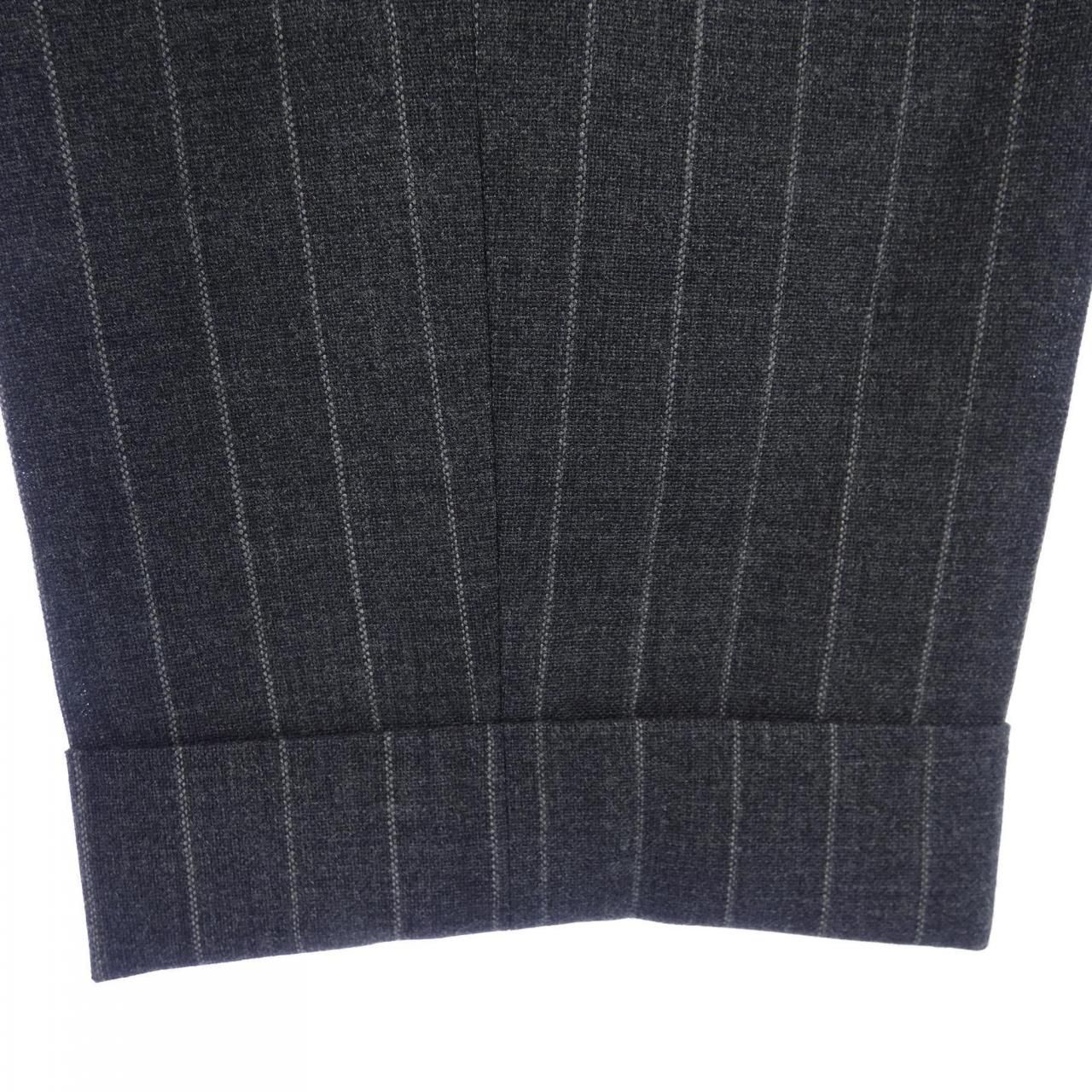 【美品】ビームスエフ セットアップ スーツ ストライプ ダークグレー 97 M ビームスエフ BEAMS F スーツ 美品】ビームスエフ セットアップ スーツ