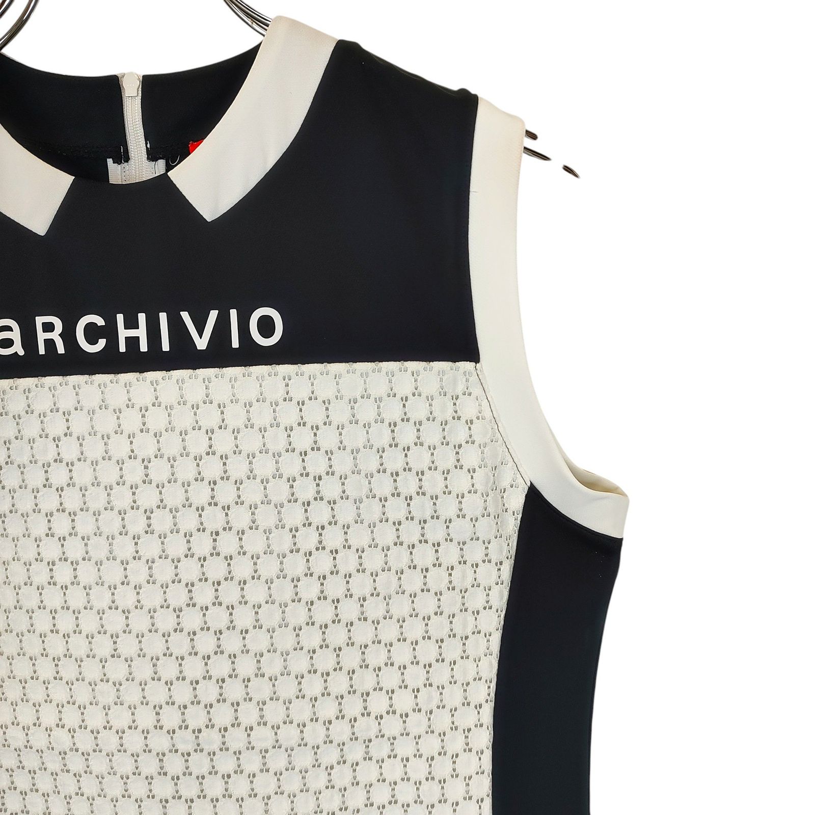 新品未使用　アルチビオ　archivio ノースリーブシャツ　サイズ38 サイズ：38 ARCHIVIO アルチビオ ノースリーブ ポロシャツ
