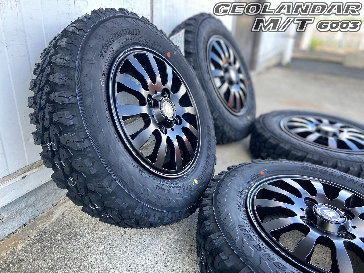 ブリヂストンゴツゴツタイヤ☆145R12 6PRセット☆145/80R12☆キャリー ...