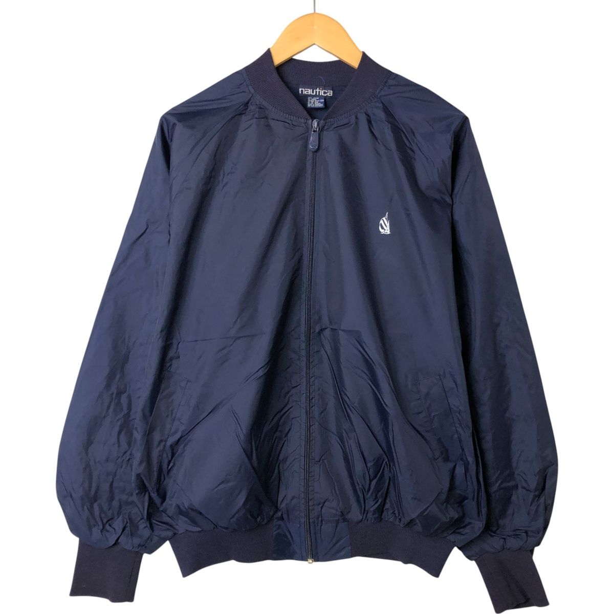 古着 90年代 ノーティカ NAUTICA バックロゴ ナイロンブルゾン メンズXL相当|eaa543836