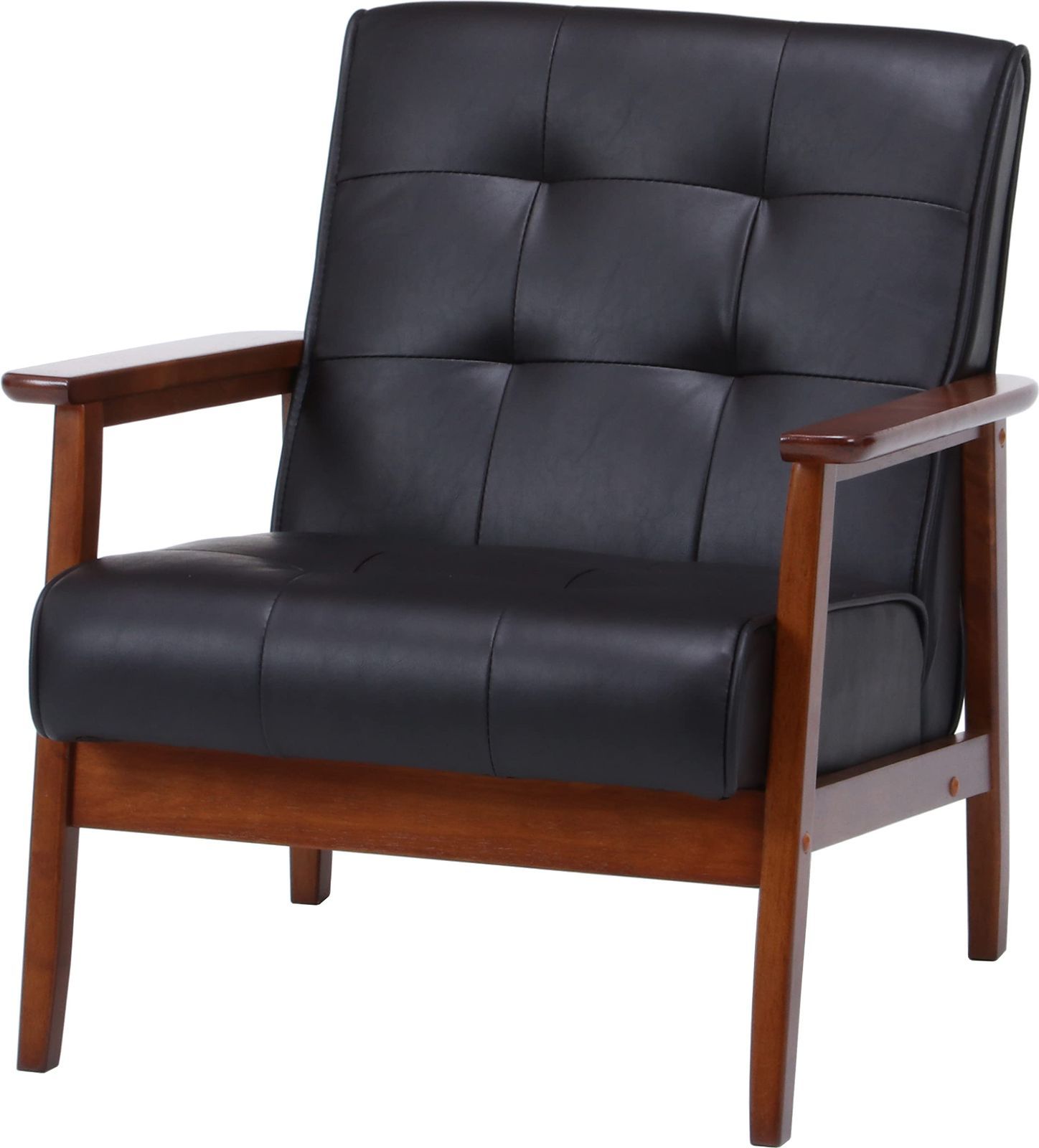 木肘 レトロソファ ソファ 1P ① 北欧レトロ ミキモク 雅 木製フレーム