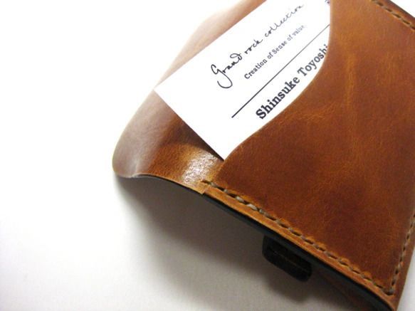 Card case-003-キャメル-