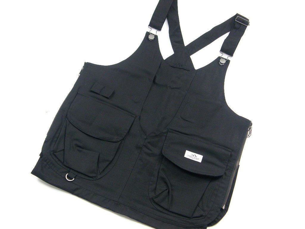 Franklin Climbing フランクリンクライミング エプロン ベスト 難燃加工 UVカット 焚き火 黒 アウトドア キャンプ バーベキュー ポケット フランクリン クライミング