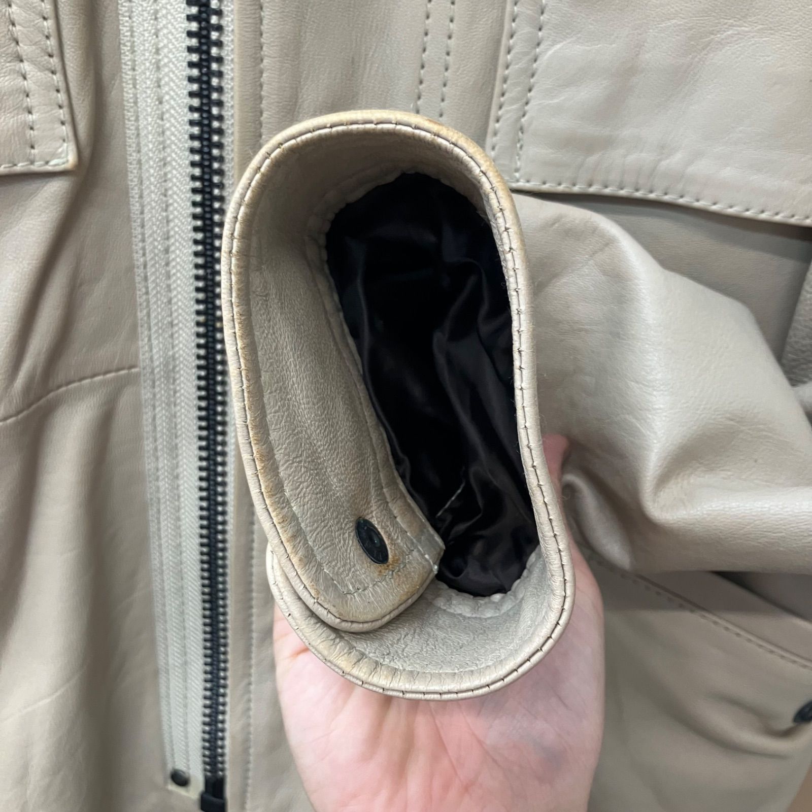 Avirex アヴィレックス M-65 leather jacket レザー希少 限定 70周年 
