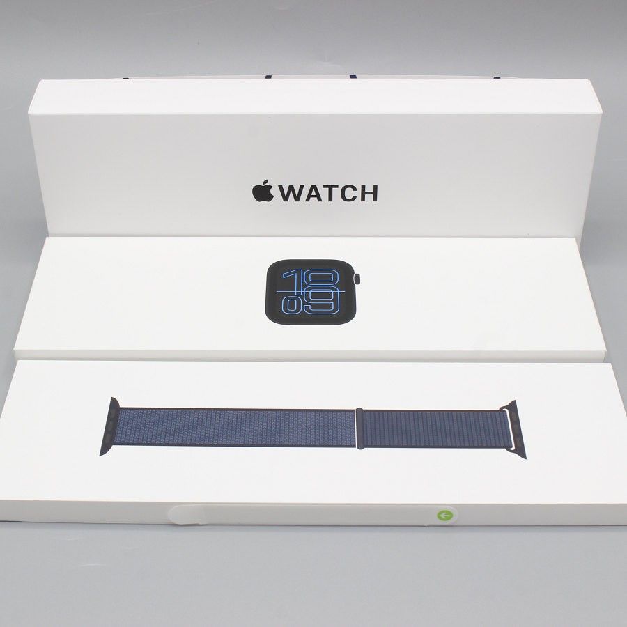 未開封 Apple Watch SE 第3世代 44mm GPS Cellular MEQ44J|A MFFH4FE|A ミッドナイトアルミニウム|アンカーブルースポーツループ アップルウォッチ 本体