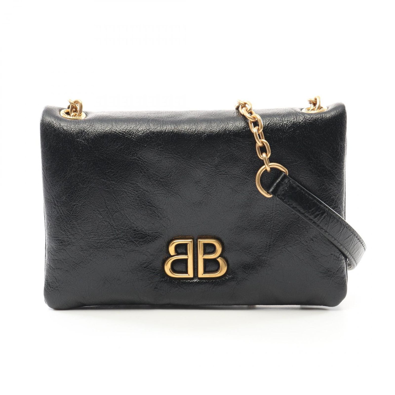 バレンシアガ BALENCIAGA ショルダーバッグ MONACO モナコ ナノバッグ 8105622ABLP1000 ブラック レザー ショルダーバッグ レディース