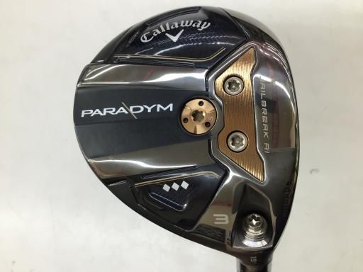 キャロウェイ PARADYM ◆◆◆ 3W フェアウェイウッド FW 純正特注シャフト フレックスS メンズ 男性用 右利き 右用 Bランク ゴルフクラブ