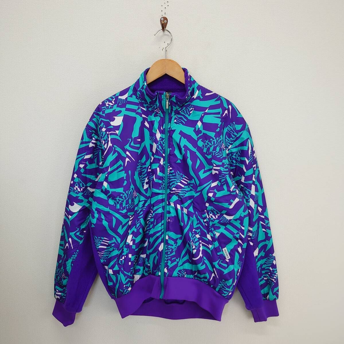 DESCENTE デサント ブルゾン フリースジャケット 総柄 メンズ CY-7908D O 10102743