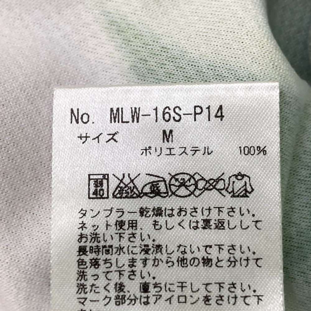 サイズ：M MARK&LONA マークアンドロナ  半袖ポロシャツ ボタニカルプリント ホワイト系 [240001264885] ゴルフウェア レディース ストスト サイズ：M MARK&LONA マークアンドロナ 半袖ポロシャツ