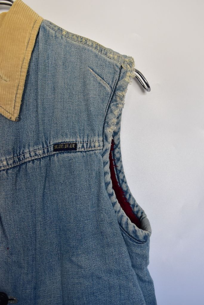 BLUE BLUE ブルーブルー 裏ボア デニム ベスト 28864 - 844 50 - メルカリ
