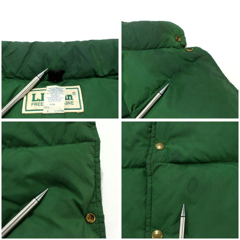 80s USA製 vintage L.L.Bean グースダウン ダウンベスト メンズ