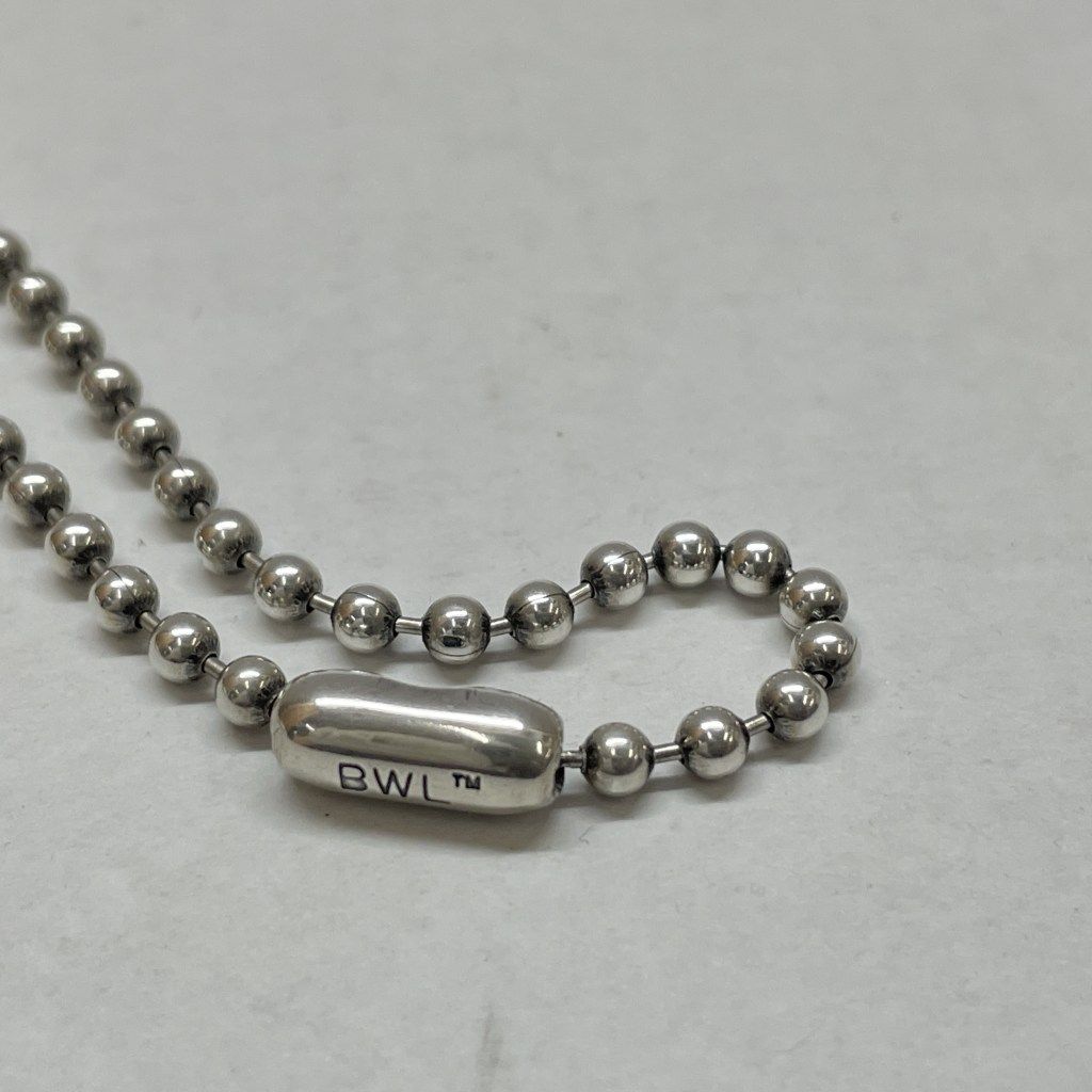 BWL ビルウォールレザードッグタグスカルボールチェーン送料込