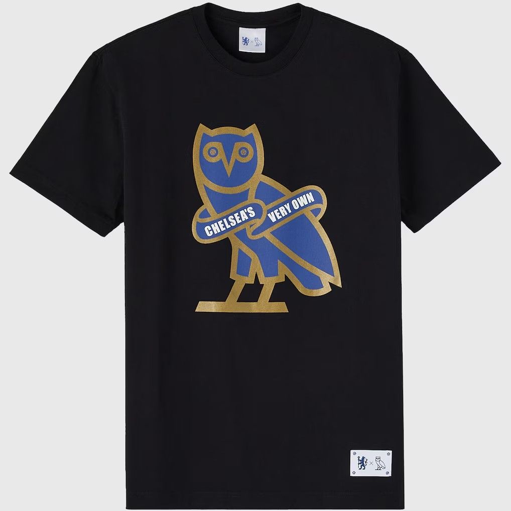 送料無料 匿名配送 オクトーバーズ ベリー オウン チェルシー FC OVO Tシャツ メンズ ブラック 黒 公式モデル 日本未発売